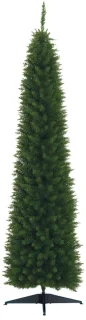 Weihnachtsbaum künstliche Künstliche Tanne Christbaum, inkl Ständer Weihnachtsstern 2,1 m, Grün