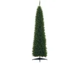 Weihnachtsbaum künstliche Künstliche Tanne Christbaum, inkl Ständer Weihnachtsstern 2,1 m, Grün