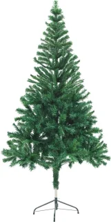 vidaXL - Kunstkerstboom - met - verlichting - en - kerstballen - 380 - takken - 150 - cm