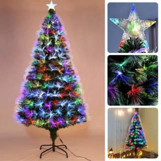 Kunstkerstboom Met Verlichting - Kerstboom met Kerstlampjes - Kerstboomverlichting - 90 cm - Multicolor LED - Fiber Optic - Binnengebruik - Inclusief EBOOK review