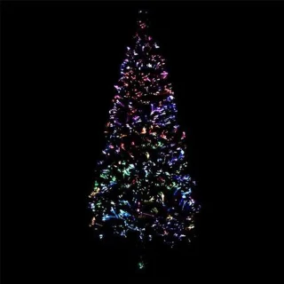 vidaXL - Kunstkerstboom - met - standaard - 150 - cm - glasvezel - groen