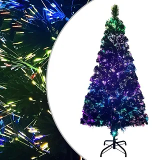 vidaXL - Kunstkerstboom - met - standaard - 150 - cm - glasvezel - groen