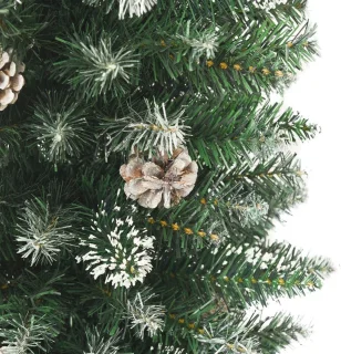 Smal Kunstkerstboom 180 cm met Standaard - PVC