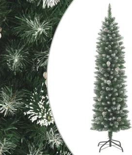 Smal Kunstkerstboom 180 cm met Standaard - PVC