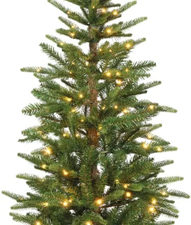Everlands Alpbach fir - kunstkerstboom met verlichting groen 2,1m x 75cm