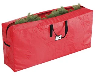 Extra grote kerstboom opbergzakken voor 9 ft bomen - 2-pack in rood