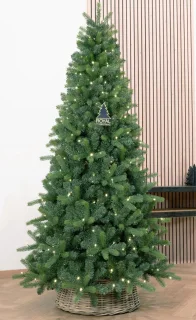 Royal Christmas - Kunstkerstbomen - Bergen Prelit - 180 cm - PE/PVC - 300 Led Lampjes - 763 Takken