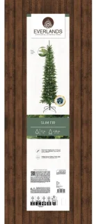 Everlands Slim fir - smalle kunstkerstboom groen 2,1m x 68cm