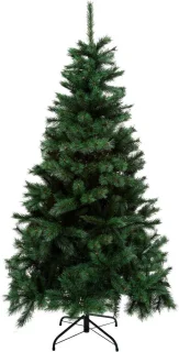 Windy Peak kunstkerstboom - 150 cm - groen - Ø 83 cm - 289 tips - metalen voet
