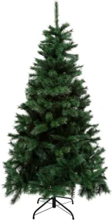 Windy Peak kunstkerstboom - 150 cm - groen - Ø 83 cm - 289 tips - metalen voet
