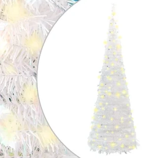 vidaXL - Kunstkerstboom - pop-up - 100 - LED's - 150 - cm - wit