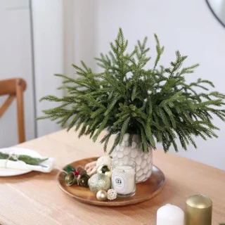 Kerst Norfolk Dennentakken 45 cm - Kunstmatige Takken voor Doe-Het-Zelf Decoraties