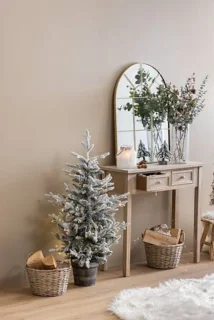 Fééric Lights and Christmas Kerstboom - Ø50xH100cm - Kerstdecoratie - Wit