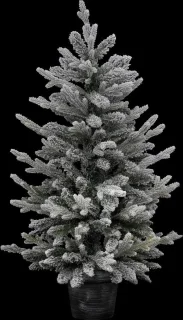 Fééric Lights and Christmas Kerstboom - Ø50xH100cm - Kerstdecoratie - Wit