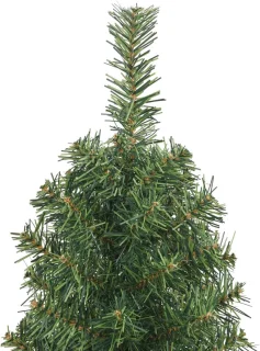 vidaXL - Kunstkerstboom - met - standaard - smal - 120 - cm - PVC - groen