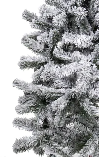 Springos Kunstkerstboom | Snowy Pine Op Stam | 160 cm | Zonder Verlichting