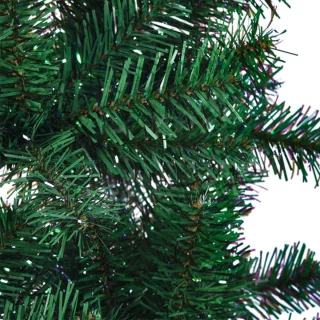 vidaXL - Kunstkerstboom - met - iriserende - uiteinden - 120 - cm - PVC - groen