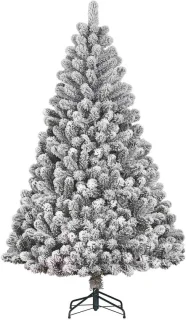 Black Box Kunstkerstboom Charlton - 127x127x215 cm - PVC - Besneeuwd,Groen