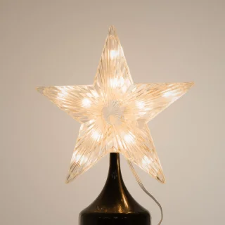 LED kerstdecoratie voor buiten 210 cm met 370 warm witte LED's
