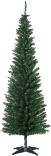 Pugsdrly Kerstboom kunstmatige kunstmatige dennenboom kerstboom, incl. standaard kerstster 1,8 m, groen