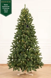 Royal Christmas - Kunstkerstbomen - Washington Prelit C - 210 cm - PVC - 350 Led Lampjes - 1095 Takken