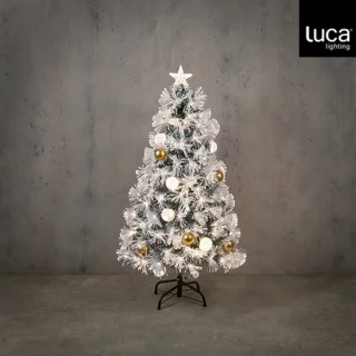 Luca Lighting - Beaufort Kerstboom Glasvezel 135 Warmwitte Leds - 120 x 50cm