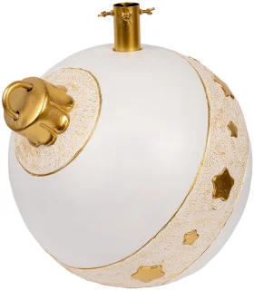 Clayre & Eef Kerstboom Standaard 40x38x38 cm Wit Keramisch materiaal