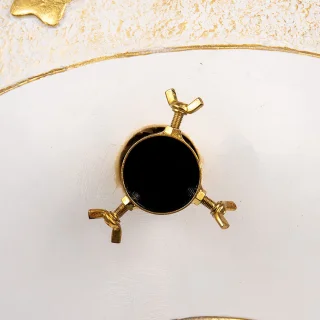 Clayre & Eef Kerstboom Standaard 40x38x38 cm Wit Keramisch materiaal