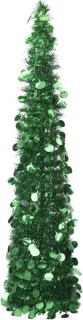 vidaXL - Kunstkerstboom - pop-up - 180 - cm - PET - groen