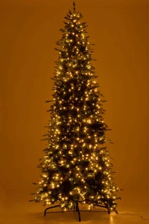 J-Line kerstboom 900 Led - kunststof - donkergroen - large - 3.2 cm hoog
