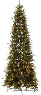 J-Line kerstboom 900 Led - kunststof - donkergroen - large - 3.2 cm hoog