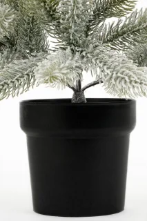 Black Box Trees Nagoya Kunstkerstboom in Pot - H90 x Ø55 cm - Groen