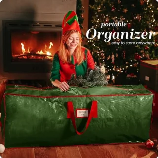 Opbergtas voor Kunstkerstboom - Bescherming tegen Stof en Vocht, Duurzaam en Ruim