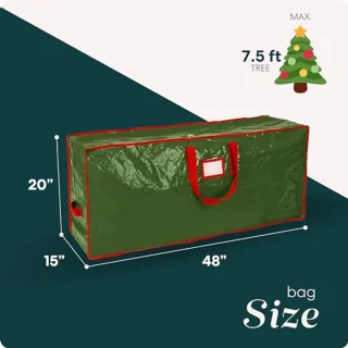 Opbergtas voor Kunstkerstboom - Bescherming tegen Stof en Vocht, Duurzaam en Ruim