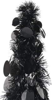 vidaXL - Kunstkerstboom - pop-up - 120 - cm - PET - zwart