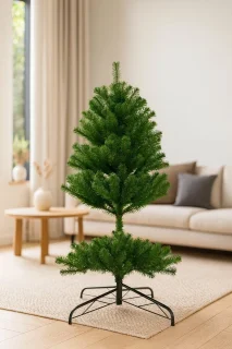 Fameilleur kunstkerstboom - Realistische Kunstboom – Luxe Kerstboom met meer dan 940 Takken – Volle Kerstboom met Metalen Standaard – Levensechte PVC Boom voor Binnen – Eenvoudig op te Zetten & Herbruikbaar – Kerstdecoratie 2025 - kunst kerstboom