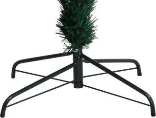 vidaXL - Kunstkerstboom - met - standaard - 180 - cm - glasvezel - groen