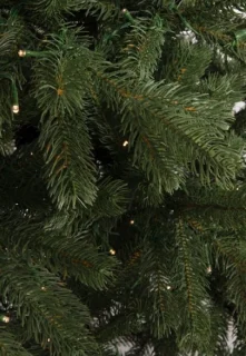 Malmö - kunstkerstboom - de luxe - 150cm - inclusief geïntrigeerde warm schijnende LED verlichting - 250 led lampjes - 1050 PE takken - Dimbaar - Smart adapter