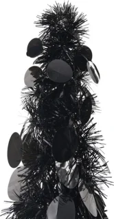 vidaXL - Kunstkerstboom - pop-up - 180 - cm - PET - zwart