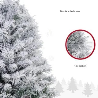 Kunstkerstboom met verlichting - Kunst kerstboom - Kerstboom - Kerstversiering