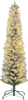 Kerstboom met Sneeuw 180 cm en LED Verlichting - Groen