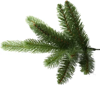 Utah kunstkerstboom smal - 210 cm - groen - Ø 104 cm - 1.140 tips - metalen voet