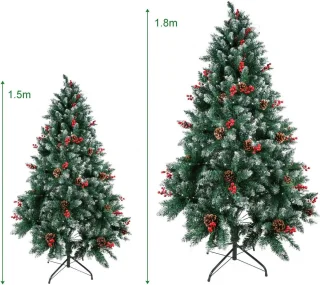 Kunstkerstboom – Premium kwaliteit - realistische kerstboom – duurzaam ‎100 x 100 x 180 cm