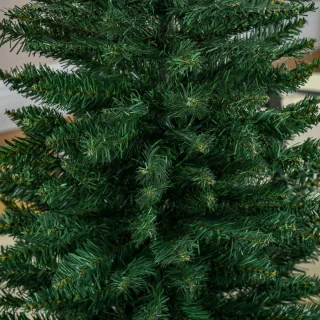 Kerstboom Kunstspar Smal met standaard 150cm - Groen