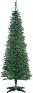 Kerstboom Kunstspar Smal met standaard 150cm - Groen
