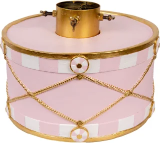 Clayre & Eef Kerstboom Standaard 40x40x30 cm Roze Keramisch materiaal