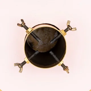 Clayre & Eef Kerstboom Standaard 40x40x30 cm Roze Keramisch materiaal