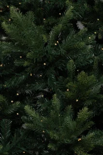 KJ Kunstkerstbomen Calgary Kunstkerstboom de luxe - 210 cm - met inclusief LED verlichting 460 led-lampjes - 3087 PE en PVC takken - Smart Adapter