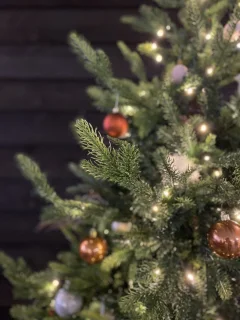 KJ Kunstkerstbomen Calgary Kunstkerstboom de luxe - 210 cm - met inclusief LED verlichting 460 led-lampjes - 3087 PE en PVC takken - Smart Adapter