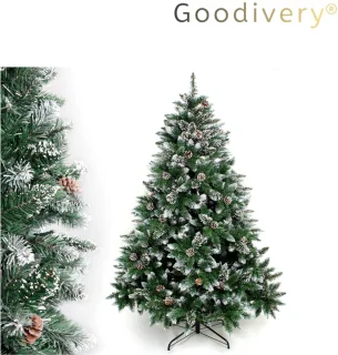 Goodivery ® - Kunstkerstboom Met Sneeuw - Kerstboom met Standaard voor Herbruikbare Kerstversieringen - Kerstboom met Sneeuw - 180cm